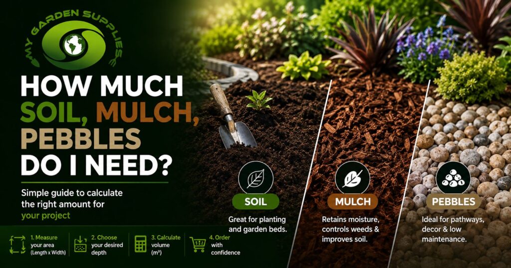 How Much Soil, Mulch or Pebbles Do I Need? Melbourne Guide